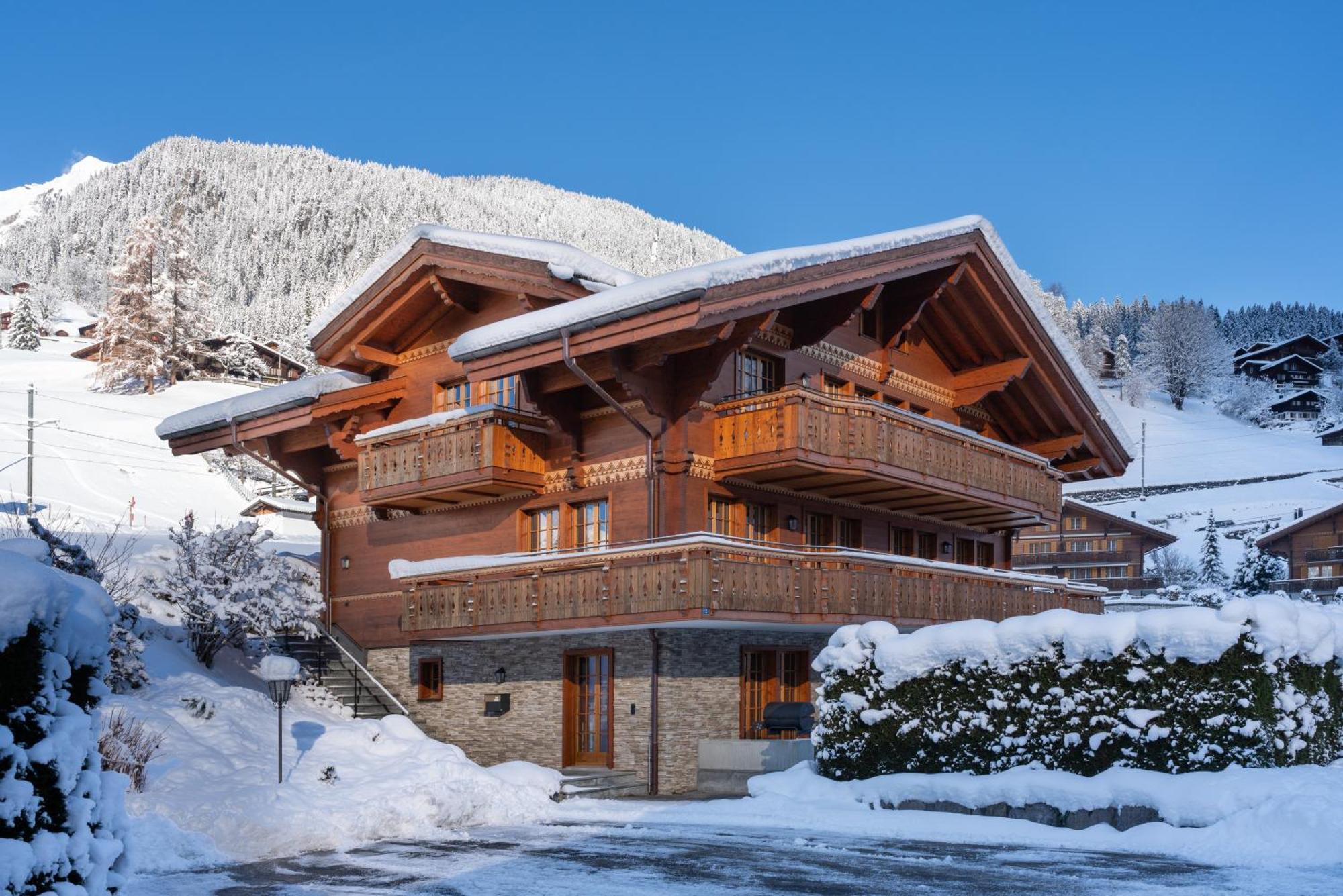 Chalet Alia - Swiss Hotel Apartments Grindelwald Exterior foto