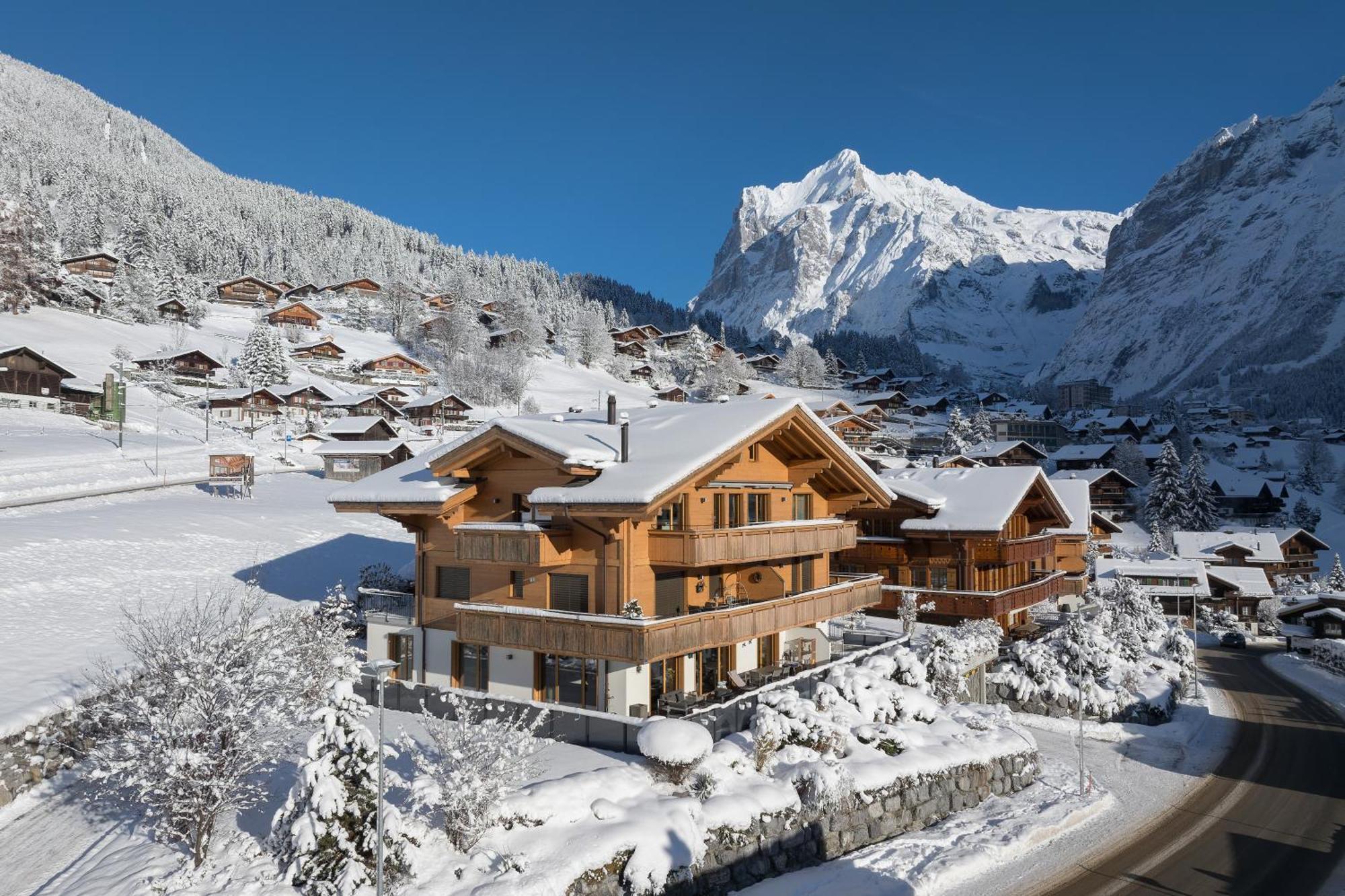 Chalet Alia - Swiss Hotel Apartments Grindelwald Exterior foto