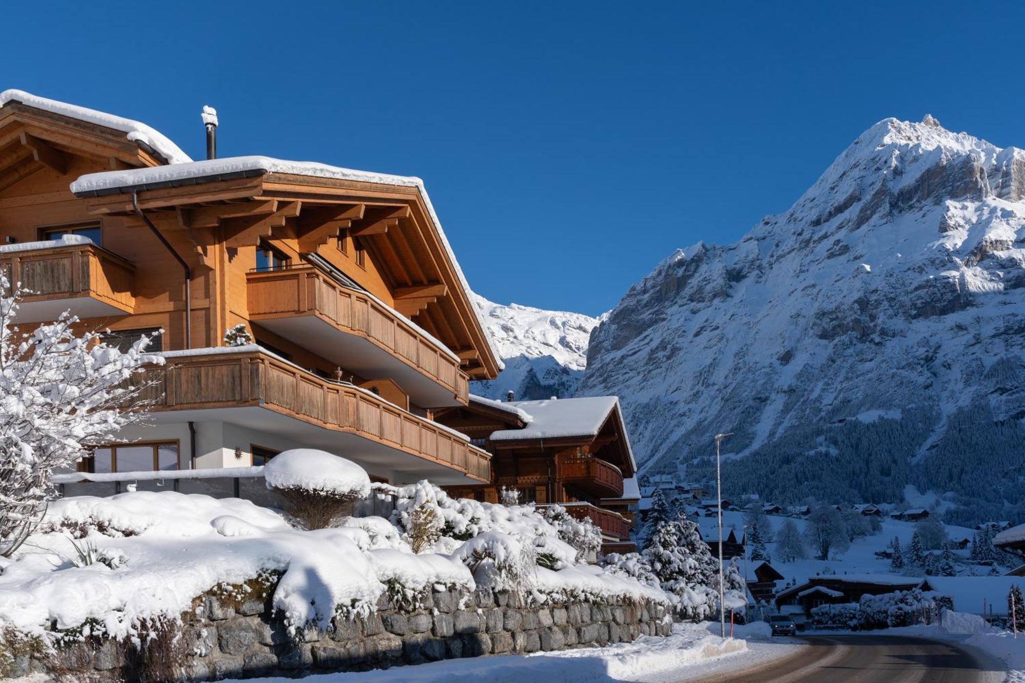Chalet Alia - Swiss Hotel Apartments Grindelwald Exterior foto