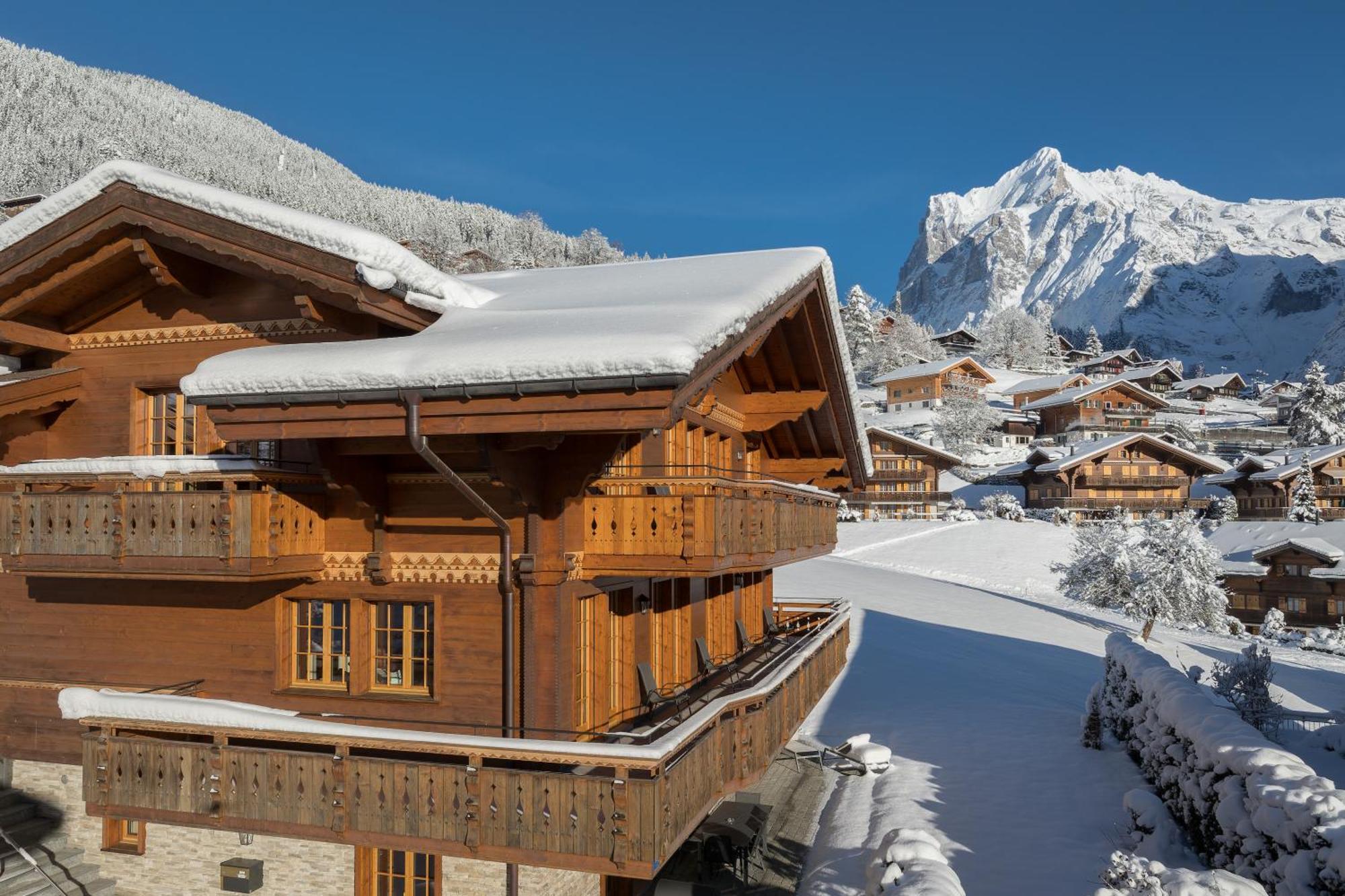 Chalet Alia - Swiss Hotel Apartments Grindelwald Exterior foto